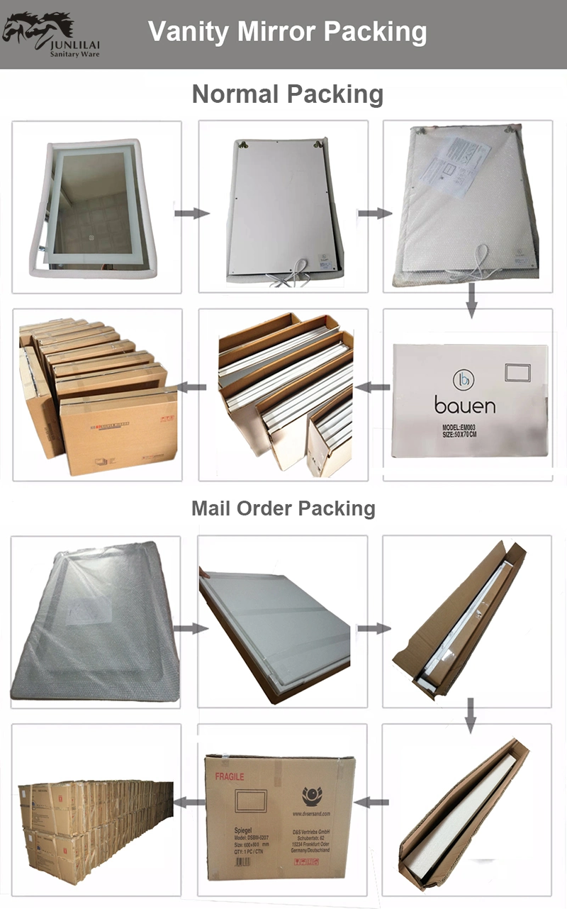 Wholesale Single Sided Floor Mirror Aluminum Korean Frameless Mirrors